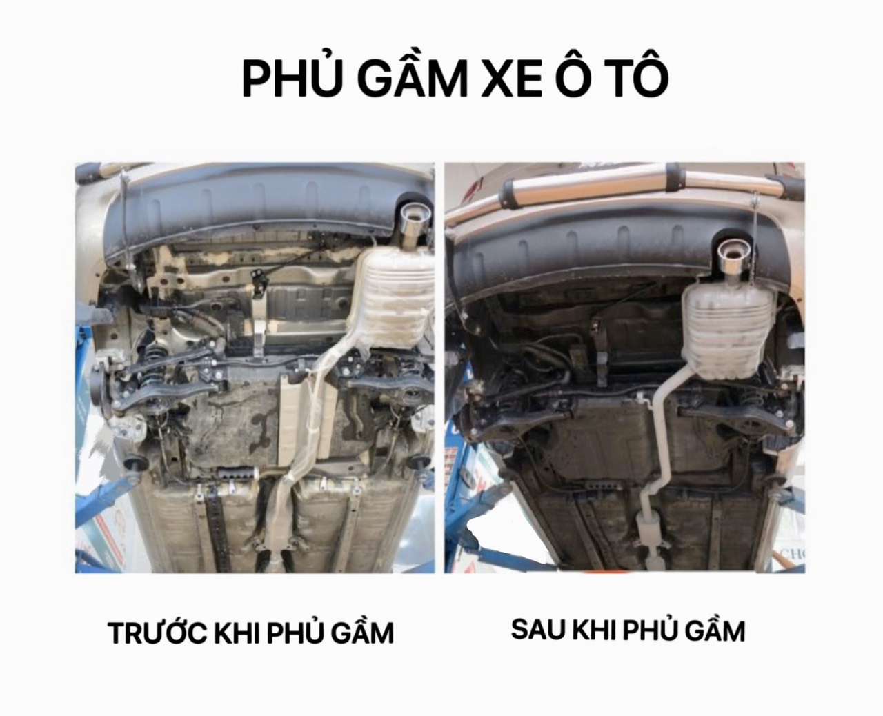 GẦM XE PHÁT SINH TIẾNG ỒN NGUYÊN NHÂN DO ĐÂU?
