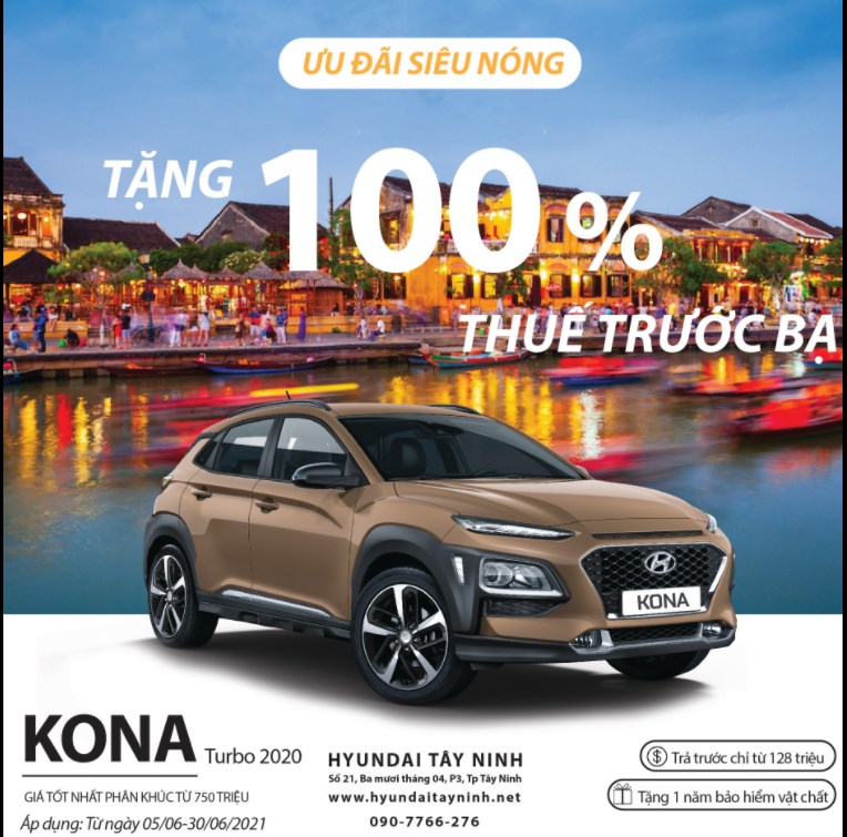 HYUNDAI KONA MẪU XE DƯỚI 700 TRIỆU DÀNH CHO PHÁI ĐẸP