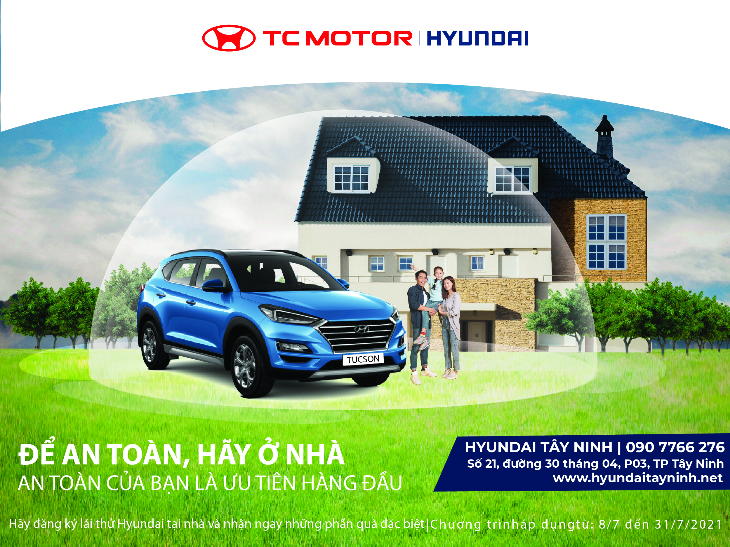 LÁI THỬ TẠI NHÀ –“ ĐỂ AN TOÀN, HÃY Ở NHÀ”