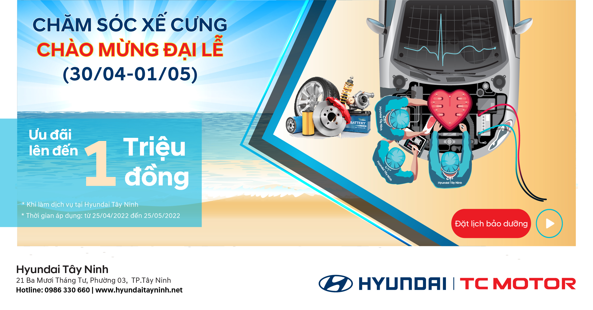 CHĂM SÓC XẾ CƯNG - CHÀO MỪNG ĐẠI LỄ