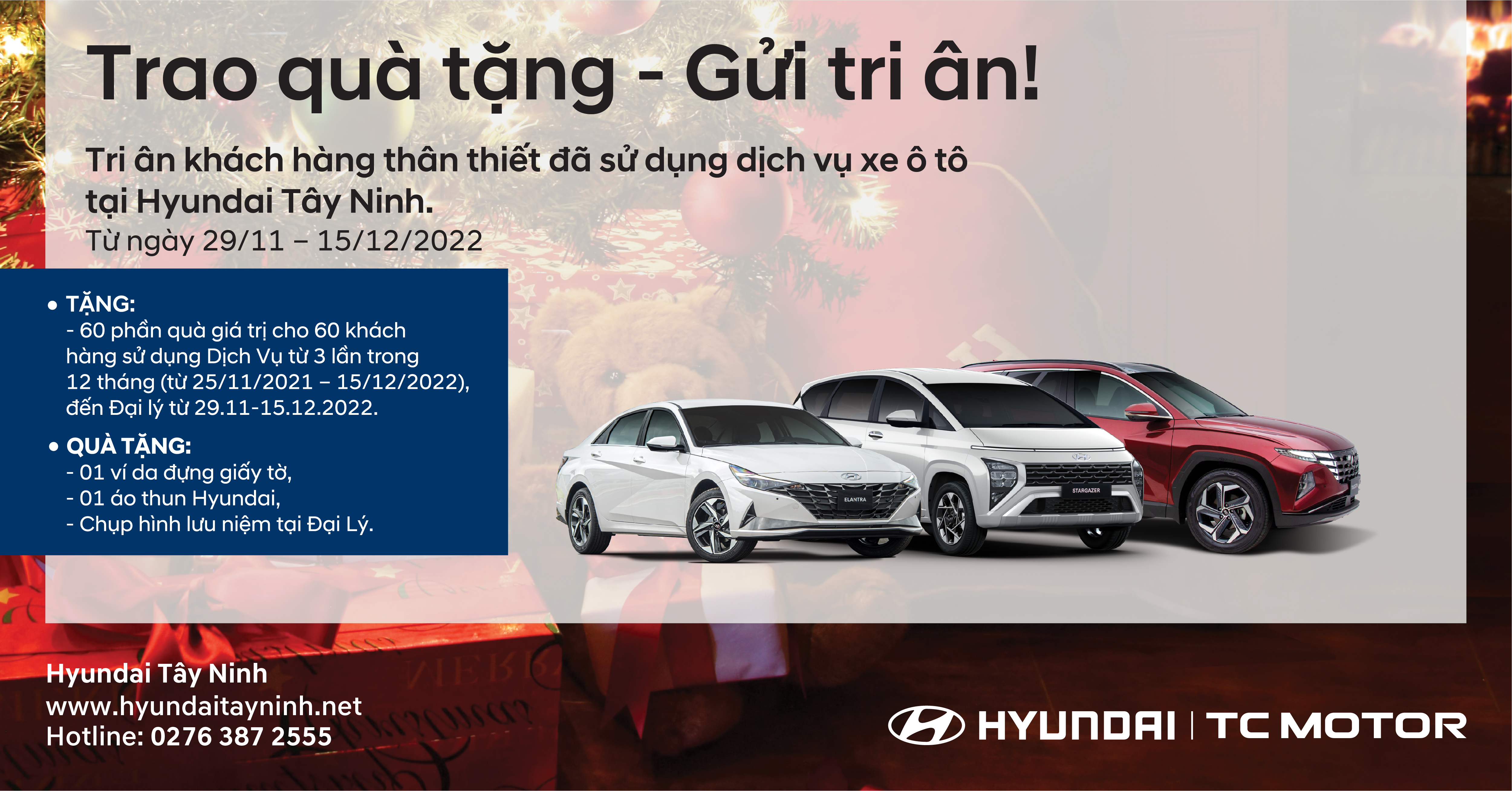 Hyundai Tây Ninh triển khai chương trình tri ân khách hàng 