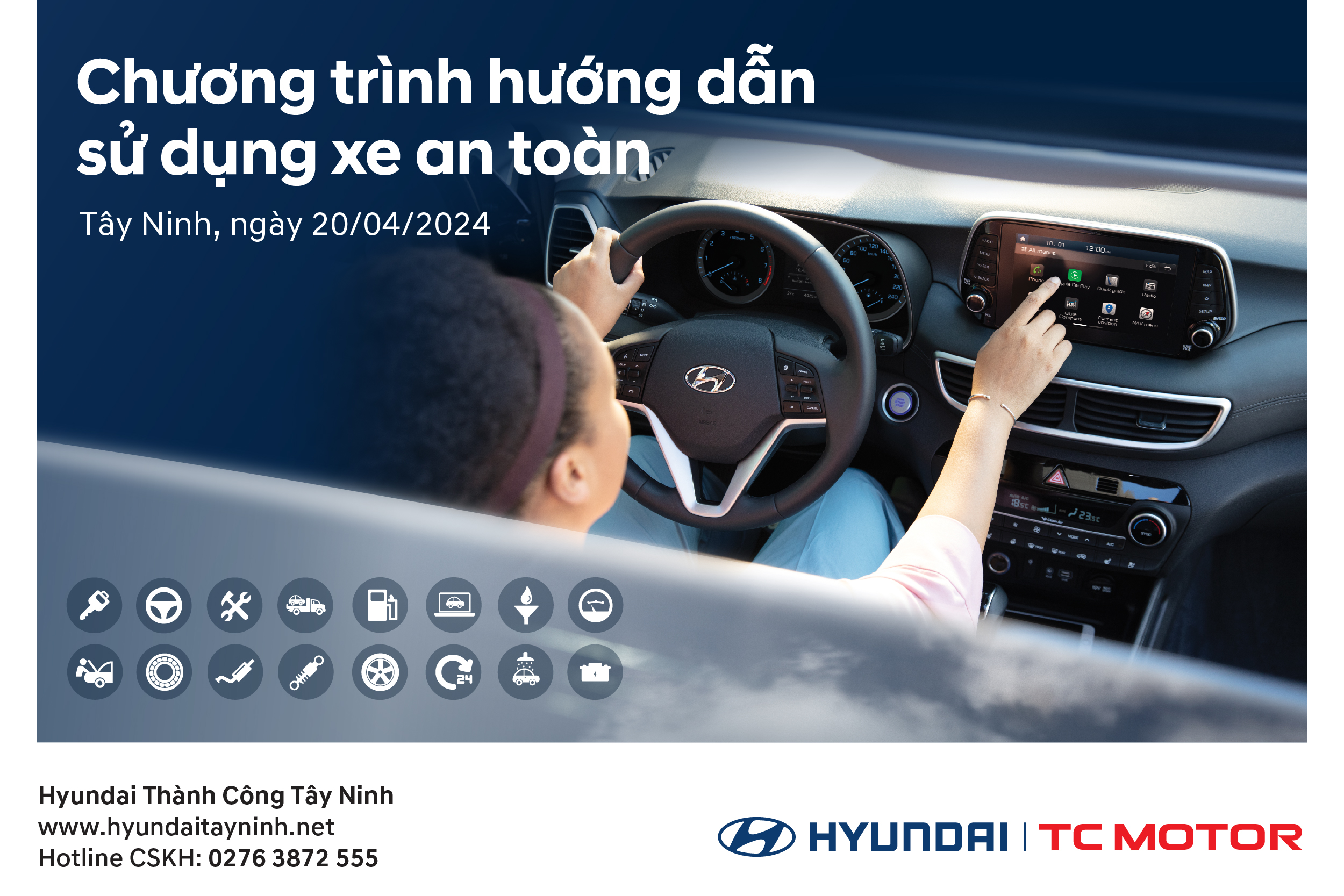 HƯỚNG DẪN SỬ DỤNG XE AN TOÀN CÙNG HYUNDAI TÂY NINH