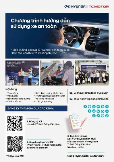 CHƯƠNG TRÌNH HƯỚNG DẪN SỬ DỤNG XE AN TOÀN