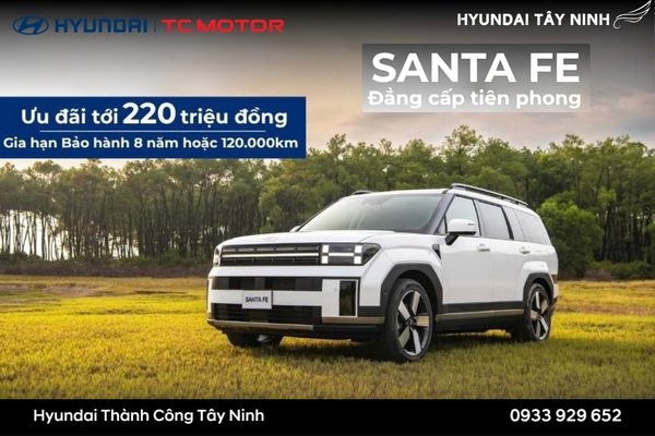 Giá lăn bánh Hyundai Santa Fe Tháng 5/2026