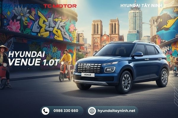 Giá lăn bánh Hyundai Venue 1.0T – SUV Đô Thị Trẻ Trung 2026