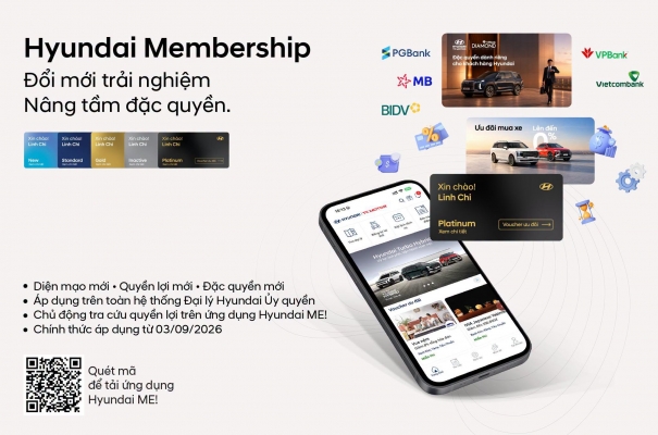 Hyundai Membership 2026 - Đổi mới trải nghiệm, nâng tầm đặc quyền