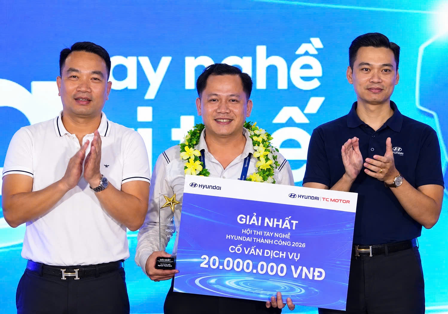 HYUNDAI THÀNH CÔNG TÂY NINH TỰ HÀO ĐẠT GIẢI NHẤT TẠI HỘI THI TAY NGHỀ TOÀN QUỐC HYUNDAI THÀNH CÔNG VIỆT NAM 2026
