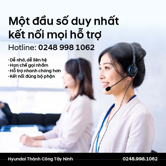  MỘT ĐẦU SỐ DUY NHẤT – KẾT NỐI MỌI HỖ TRỢ 