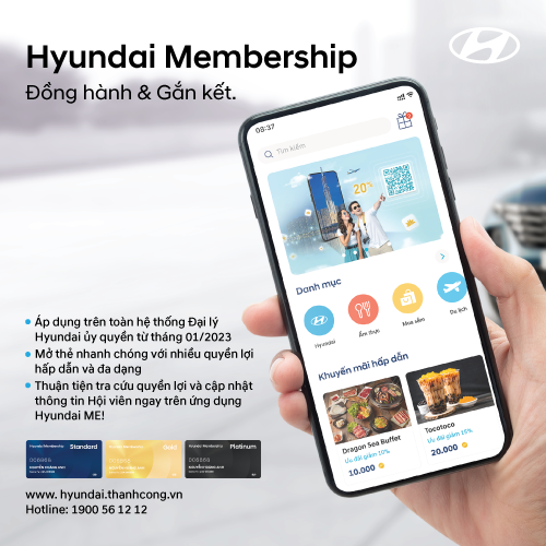 Tính năng mới – Đăng ký Hội viên trên ứng dụng Hyundai ME!