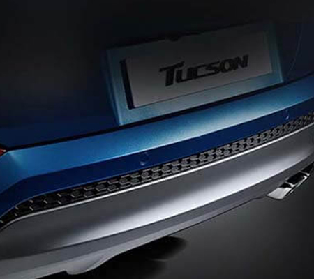 Cản sau của Hyundai Tucson được thiết kế đẹp mắt Cản sau của Hyundai Tucson được thiết kế đẹp mắt